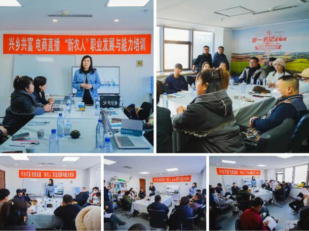 兴乡共富电商直播“新农人”职业发展与能力培训在阜新圆满举办 - 数英
