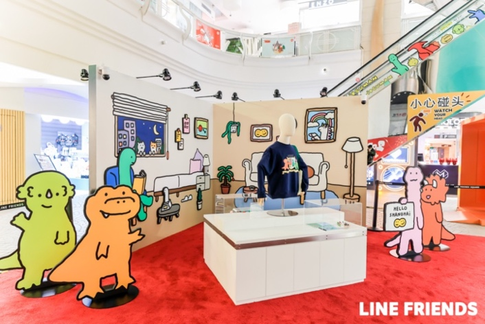 LINE FRIENDS全新品牌旗舰店焕新回归，正式入驻上海美罗城 - 数英