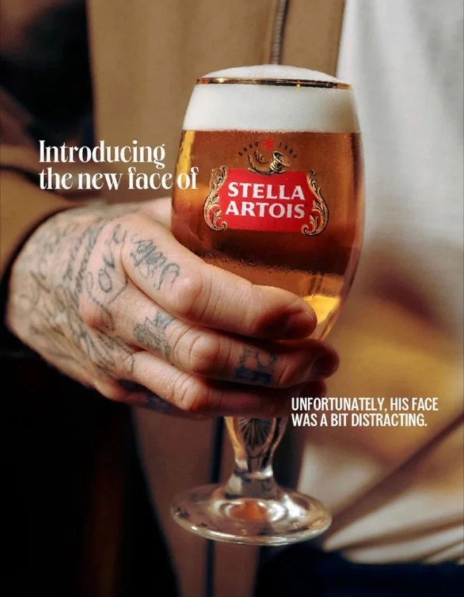 Stella Artois时代啤酒:贝克汉姆的脸太扰民,这次我们只让他上手 - 数英