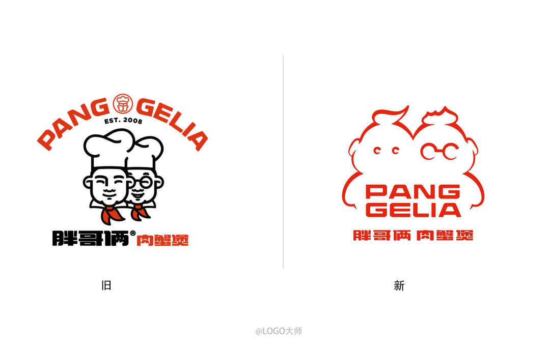 胖哥俩Logo换新,哥俩变双头娃娃 - 数英