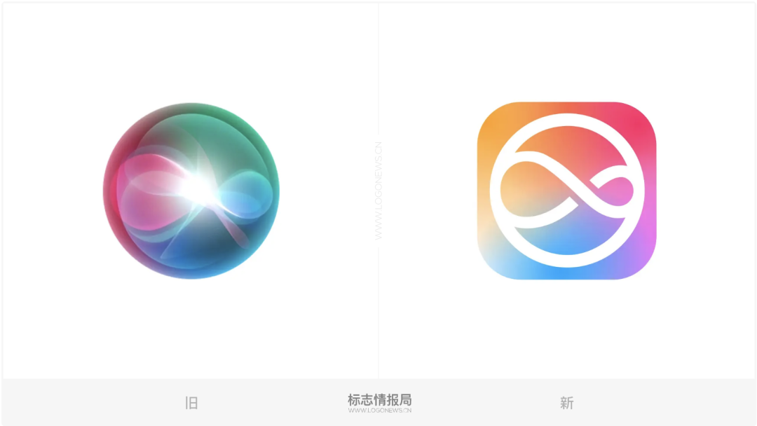 蘋果，Siri，logo，設(shè)計