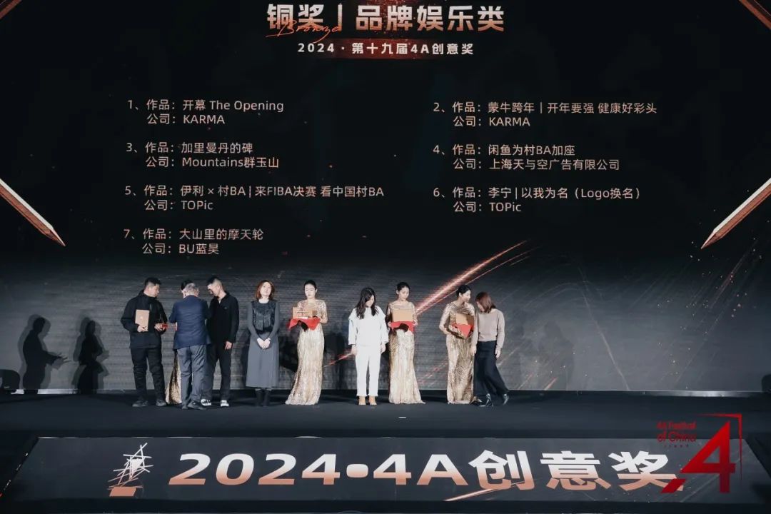 奖讯 | 2024·4A创意奖BU蓝昊再获佳绩! - 数英