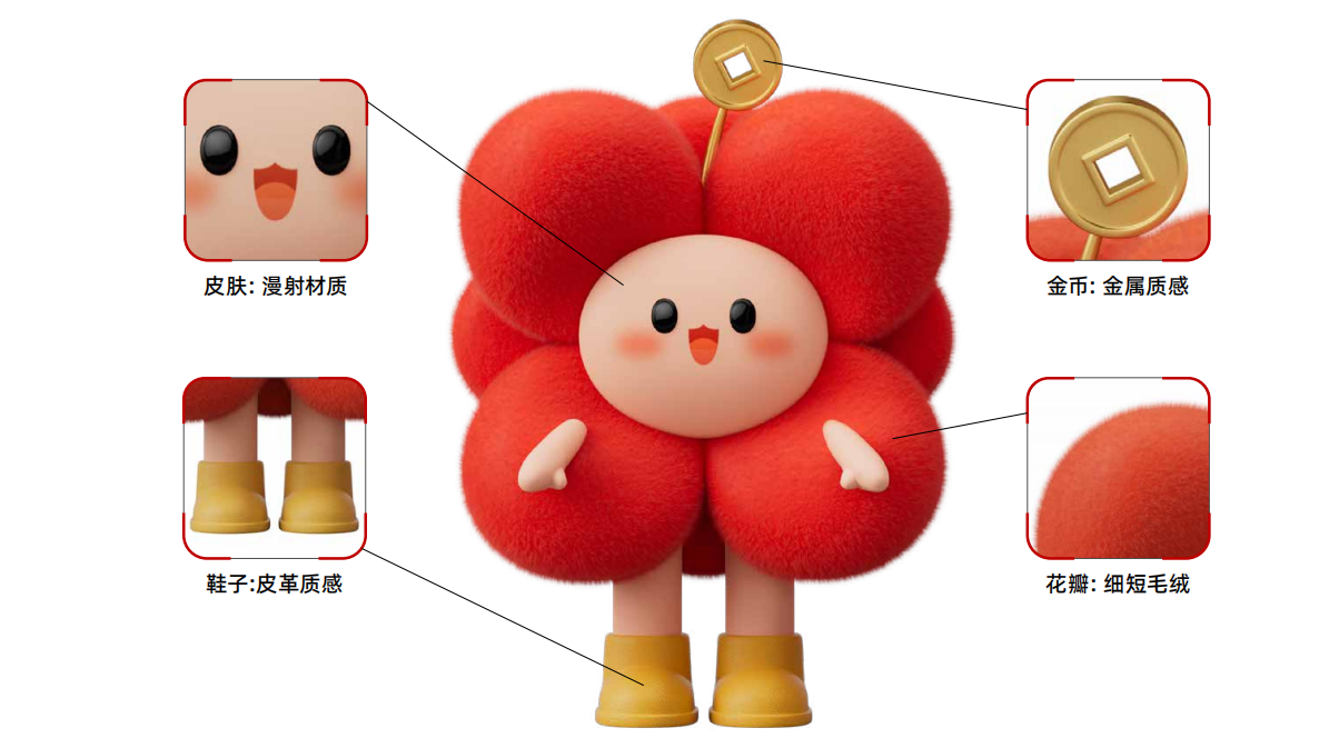 天弘基金全新IP形象:小弘花 - 数英