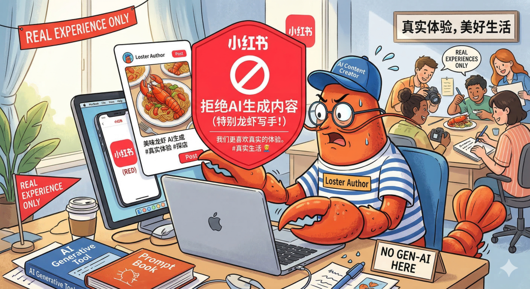 文章频道 - 小红书，逆势对AI内容痛下杀手
